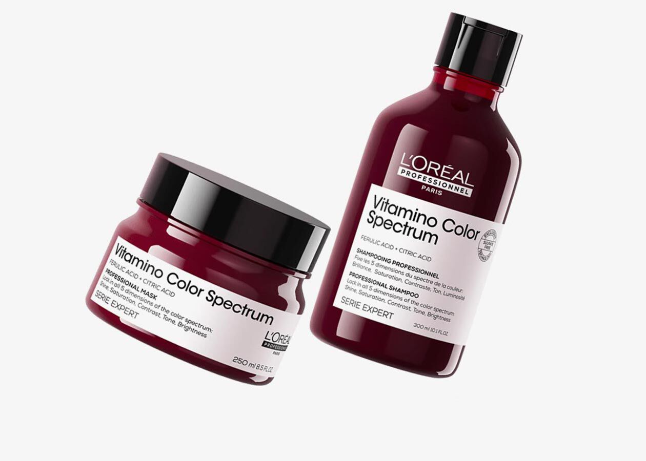 L'Or&eacute;al Professionnel: Beim Kauf einer Vitamino Color Spectrum Maske bekommst du 50 % Rabatt auf das Vitamino Color Spectrum Shampoo.