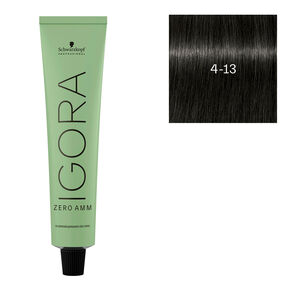 Igora Zero Amm Haarfarbe 4-13 Matt-Asch Kastanienbraun