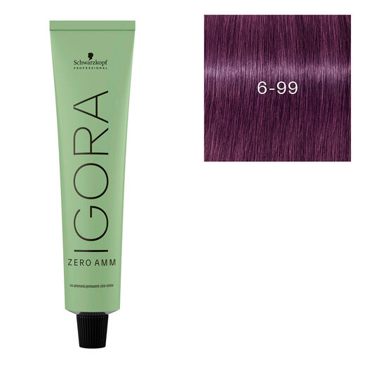 Igora Zero Amm Haarfarbe 6-99 Dunkelblond Extra Violett