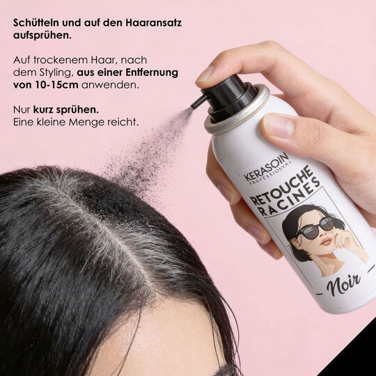 Ansatz- Kaschier-Spray Schwarz
