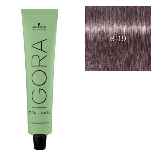 Igora Zero Amm Haarfarbe 8-19 Hellblond Asch Violett