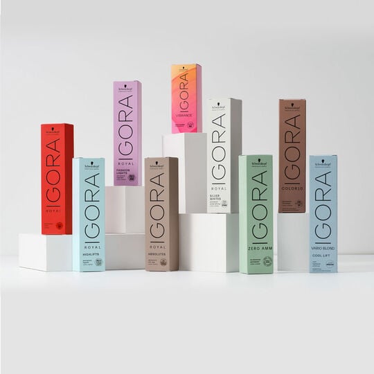 Nuancenreiche Farbt&ouml;ne Mix Igora Royal