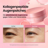 Augenpatches mit Kollagenpeptiden