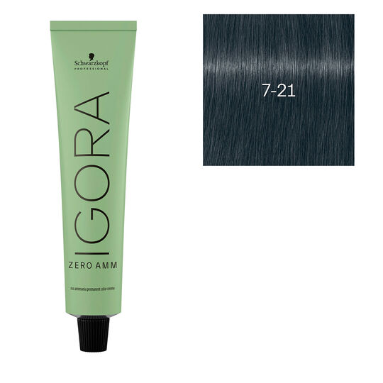 Igora Zero Amm Haarfarbe 7-21 Blond Iris&eacute; Asch