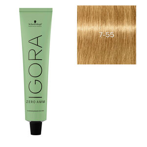Igora Zero Amm Haarfarbe 7-55 Blond Extra Gold