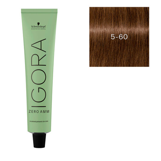 Igora Zero Amm Haarfarbe 5-60 Hellkastanienbraun Cover Schokolade