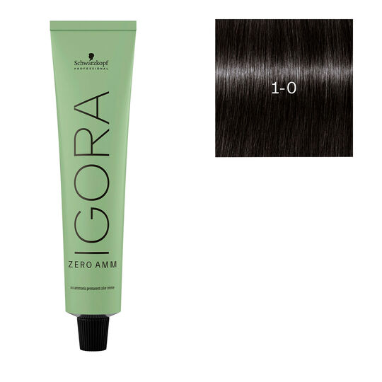 Igora Zero Amm Haarfarbe 1-0 Natur-Schwarz