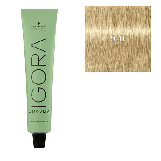 Igora Zero Amm Haarfarbe 9-0 Sehrhellblond Natur