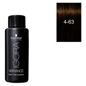 Halbpermanente Haarfarbe Igora Vibrance 4-63