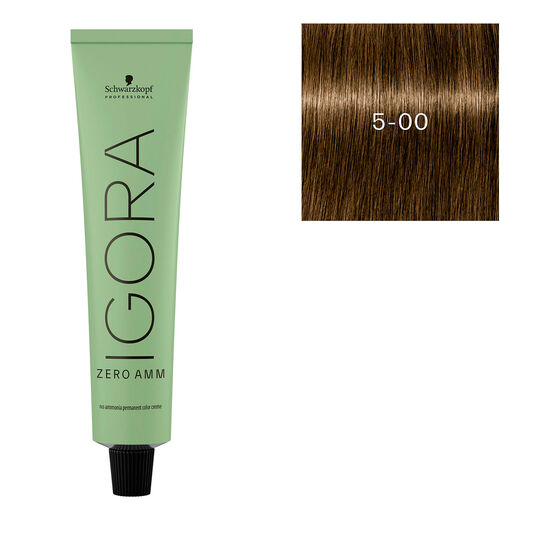 Igora Zero Amm Haarfarbe 5-00 Hellkastanienbraun Natur Extra