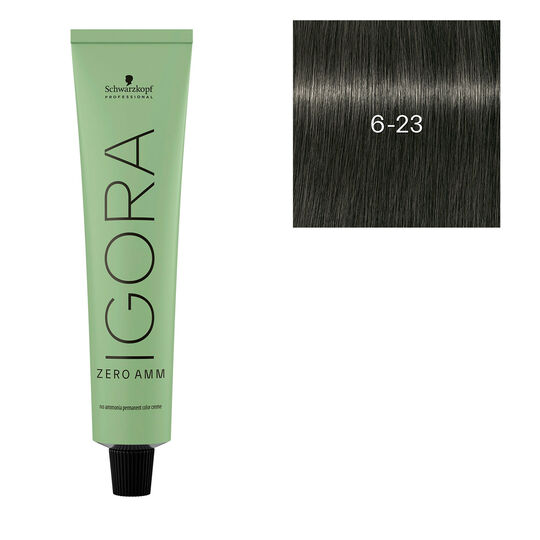 Igora Zero Amm Haarfarbe 6-23 Dunkelblond Iris&eacute; Matt