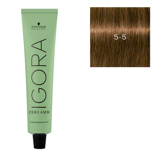 Igora Zero Amm Haarfarbe 5-5 Hellbraun Gold