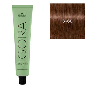 Igora Zero Amm Haarfarbe 6-68 Dunkelblond Schoko Rot