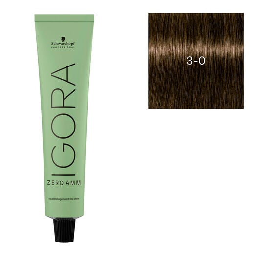 Igora Zero Amm Haarfarbe 3-0 Dunkelbraun Natur