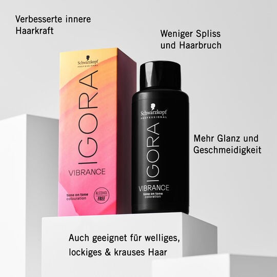 Halbpermanente Haarfarbe Igora Vibrance 4-0