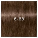 6-68 Dunkelblond Schoko Rot