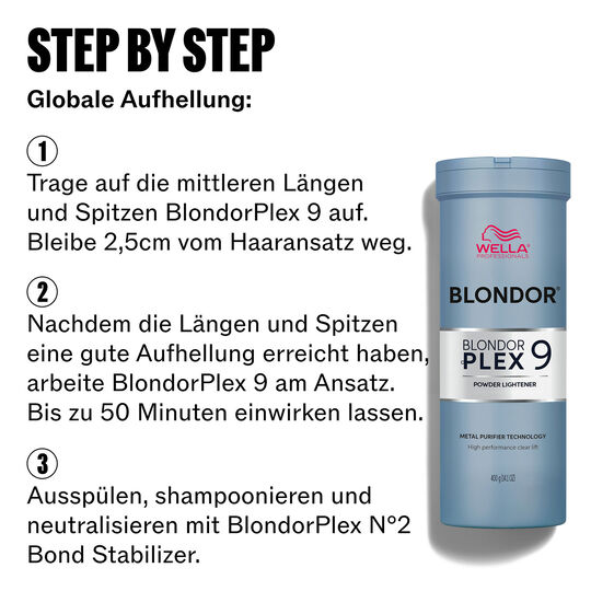 Aufhellendes Pulver Blondor Plex 9