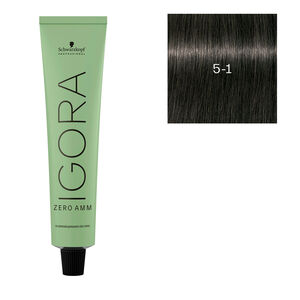 Igora Zero Amm Haarfarbe 5-1 Hellkastanienbraun Asch