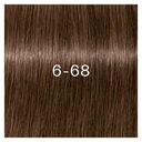 6-68 Dunkelblond Schoko Rot