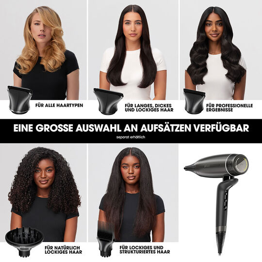 Haartrockner Speed Schwarz/Grau