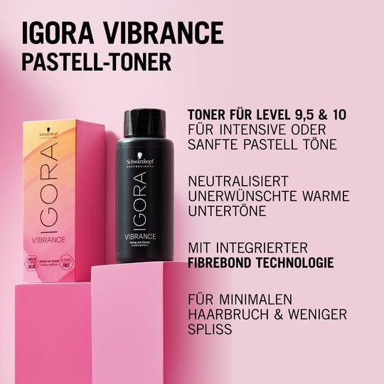 Halbpermanente Haarfarbe Igora Vibrance 4-0