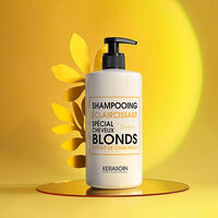Set f&uuml;r Aufhellung von naturblondem Haar Shampoo und Spray