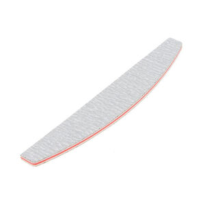 Halbmond-Zebra-Feile f&uuml;r k&uuml;nstliche N&auml;gel 100/100 : Mittleres Hartkorn