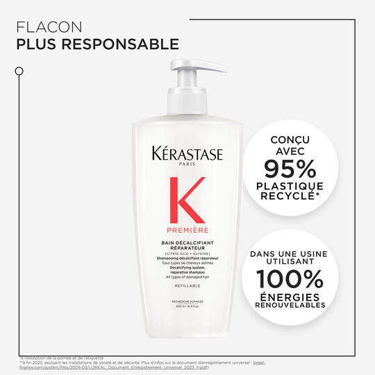 Entkalkendes, reparierendes Shampoo Premi&egrave;re 500 ml nachf&uuml;llbar