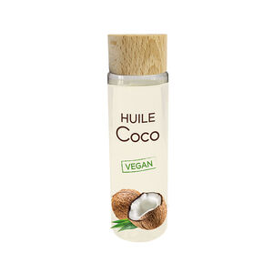 Huile de coco non parfum&eacute;e