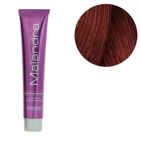 Permanente Haarfarbe Ma&iuml;andra 6.45 Dunkelblond Kupfer Mahagoni