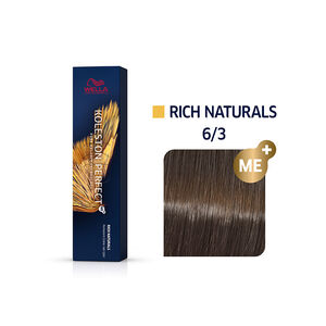 Permanente Haarfarbe Koleston Perfect Me+ 6/3 Dunkelblond Gold