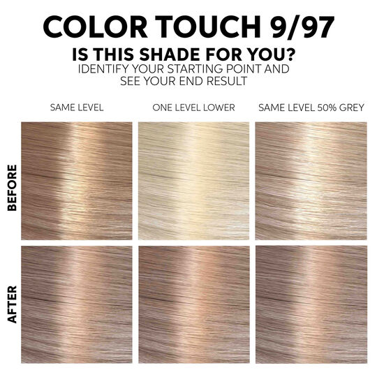 Color Touch Fresh-up-Kit 9/97 Sehrhellblond Rauch Marron