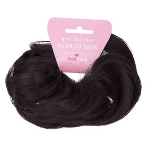 Haargummi Scrunchie dunkelbraun