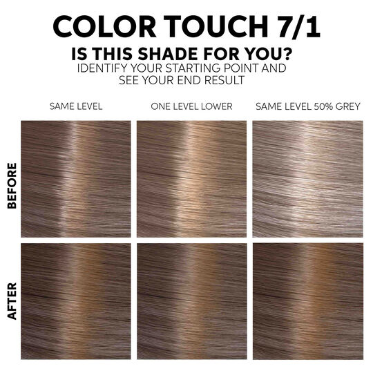 Color Touch Fresh-up-Kit 7/1 Blond Asch