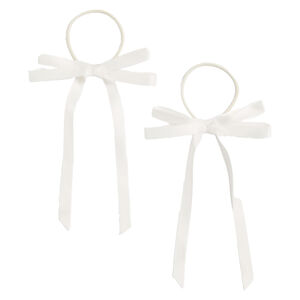 Gummib&auml;nder mit Band cremewei&szlig;