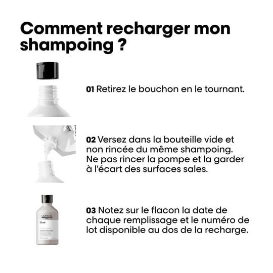Entgelbendes Shampoo Silver Nachf&uuml;llpackung 500 ml