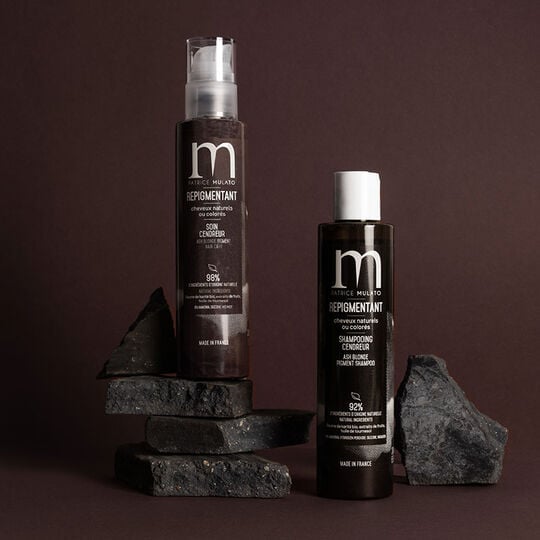 Repigmentierendes Shampoo f&uuml;r nat&uuml;rliches oder gef&auml;rbtes Haar Aschefarben