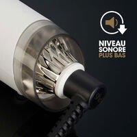 Duet Style Gl&auml;tteisen mit F&ouml;hnfunktion Wei&szlig;