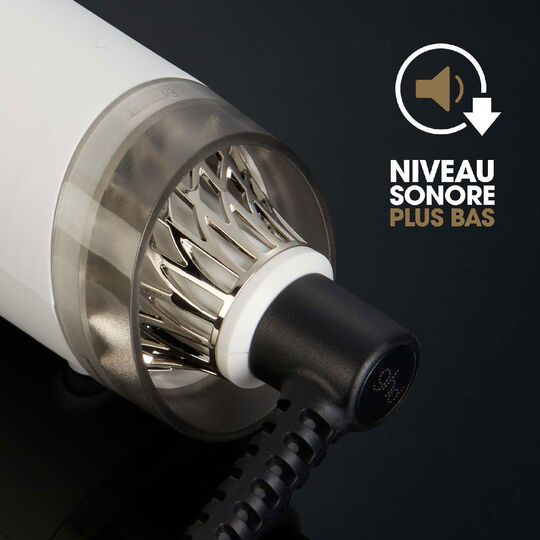 Duet Style Gl&auml;tteisen mit F&ouml;hnfunktion Wei&szlig;