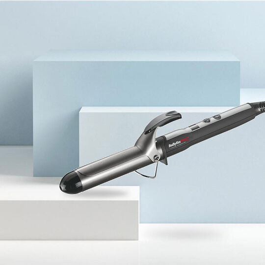 Programmierbarer und digitaler Lockenstab aus Titan-Turmalin