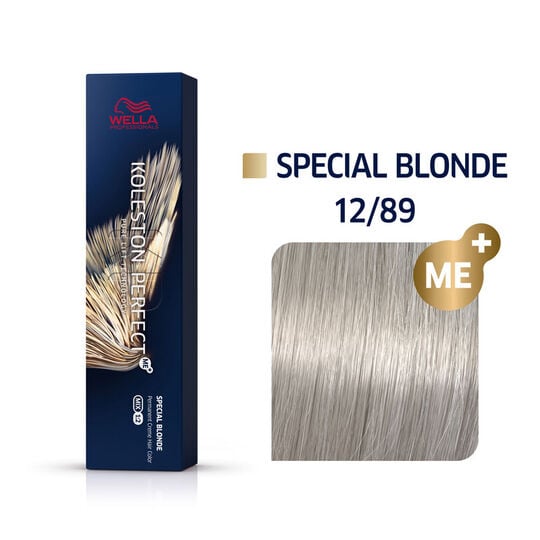 Permanente Haarfarbe Koleston Perfect Me+ 12/89 Spezialblond Perlmutt Rauch