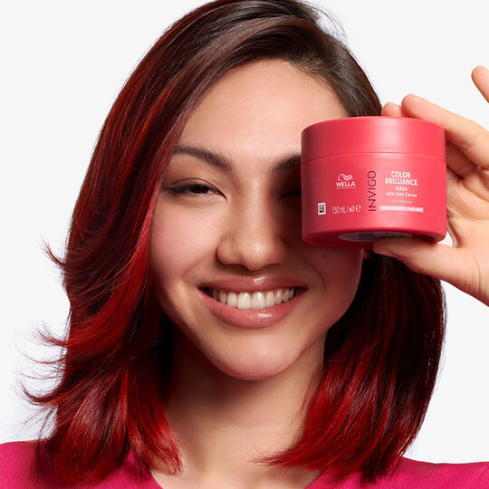 Maske f&uuml;r feines bis normales coloriertes Haar Invigo Color Brilliance