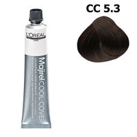Neutralisierende Haarfarbe Majirel Cool Cover 5.3 hellbraun-gold-beige