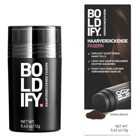 Haarverdichtungsfasern dunkelbraun
