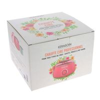Professioneller Wachserhitzer rosa
