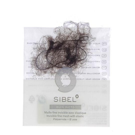 Unsichtbare Haarnetze x 2 braun