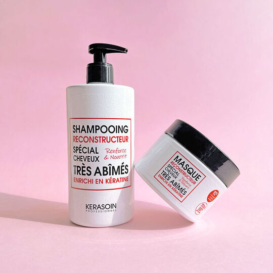 Set Keratin Aufbau-Shampoo und Maske