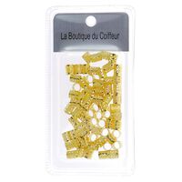 Haarschmuckringe Gold klein