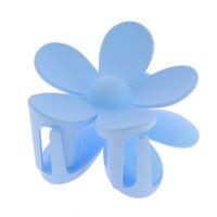 Krokodilklemme mit Blume Blau