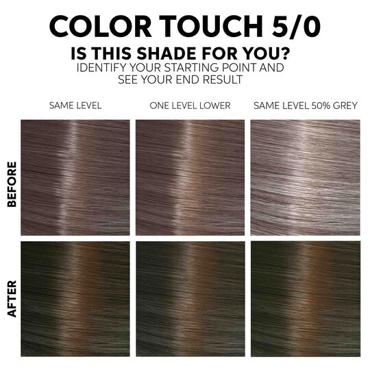 Color Touch Fresh-up-Kit 5/0 Hellkastanienbraun Natur